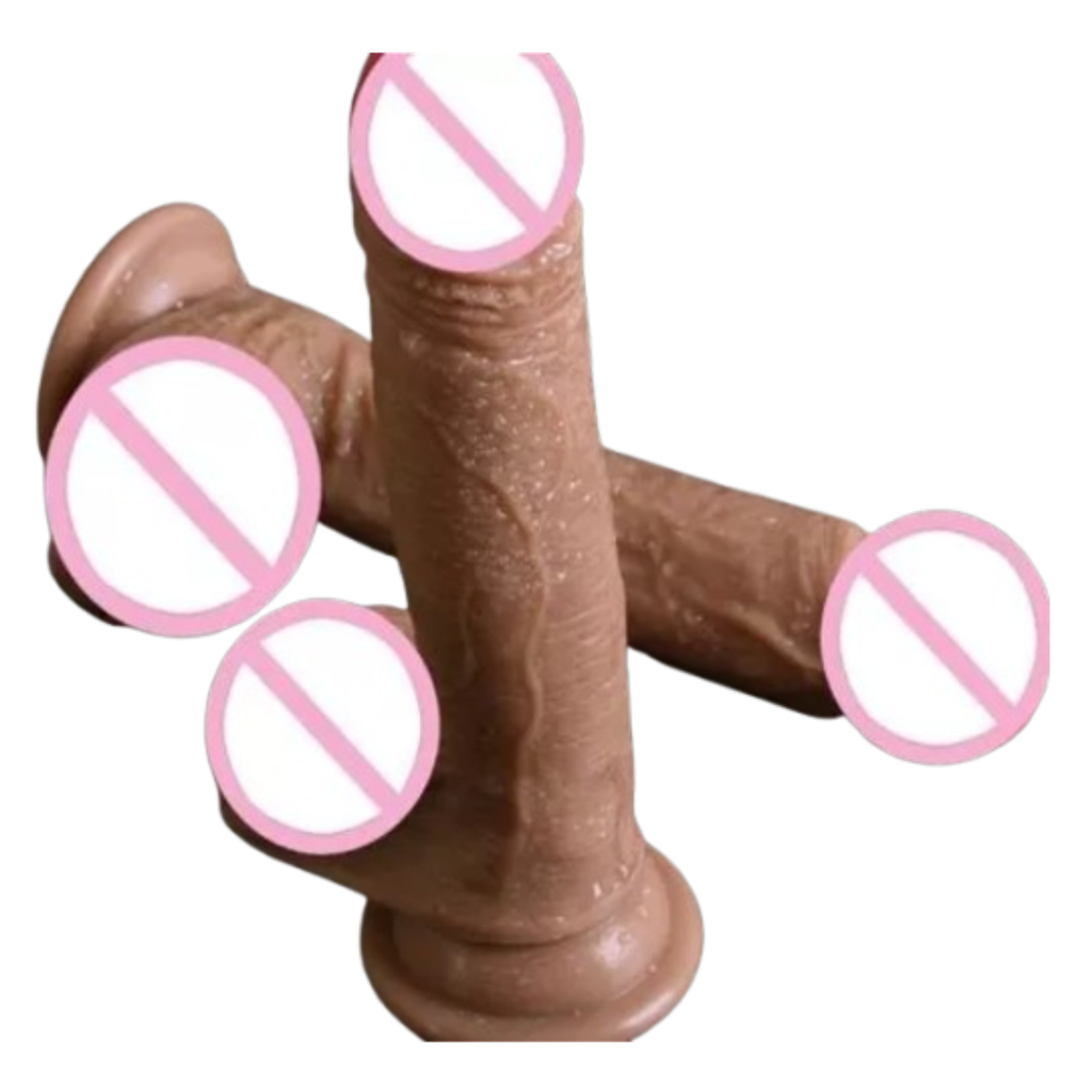 Consolador Realista Ventosa Macho Con Los Huevos! Realista!!