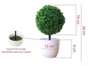 Árbol Buxu Artificial Verde Tipo Bola Decoración Bonsai