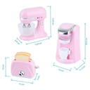 Electrodomésticos de Cocina Rosa con 3 pzas Drop 002