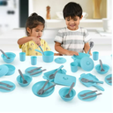 Set de Juego Batería de Cocina Moderna Azul Drop 002