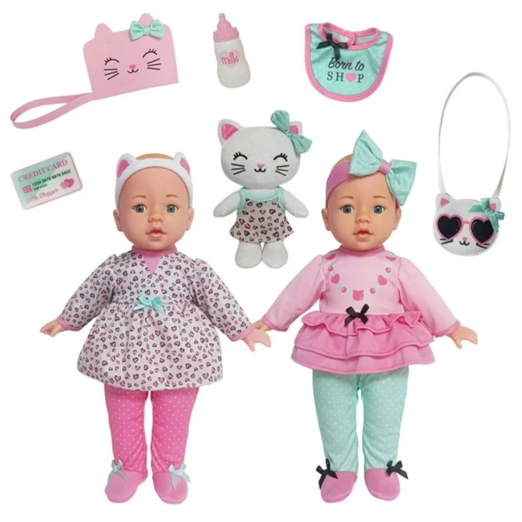 Muñecas Gemelas Member's Mark Celebrating Twins Gatito