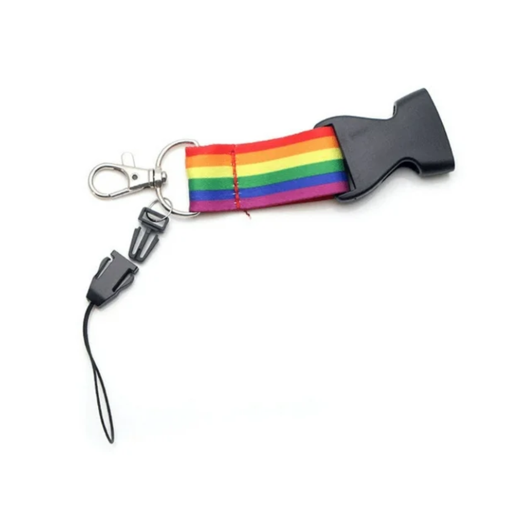 Cordón Seguro Para llaves llavero Con Correa LGBT