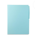 Folder / Tamaño Carta / Color Azul / Paquete Con 25 Piezas Drop 009