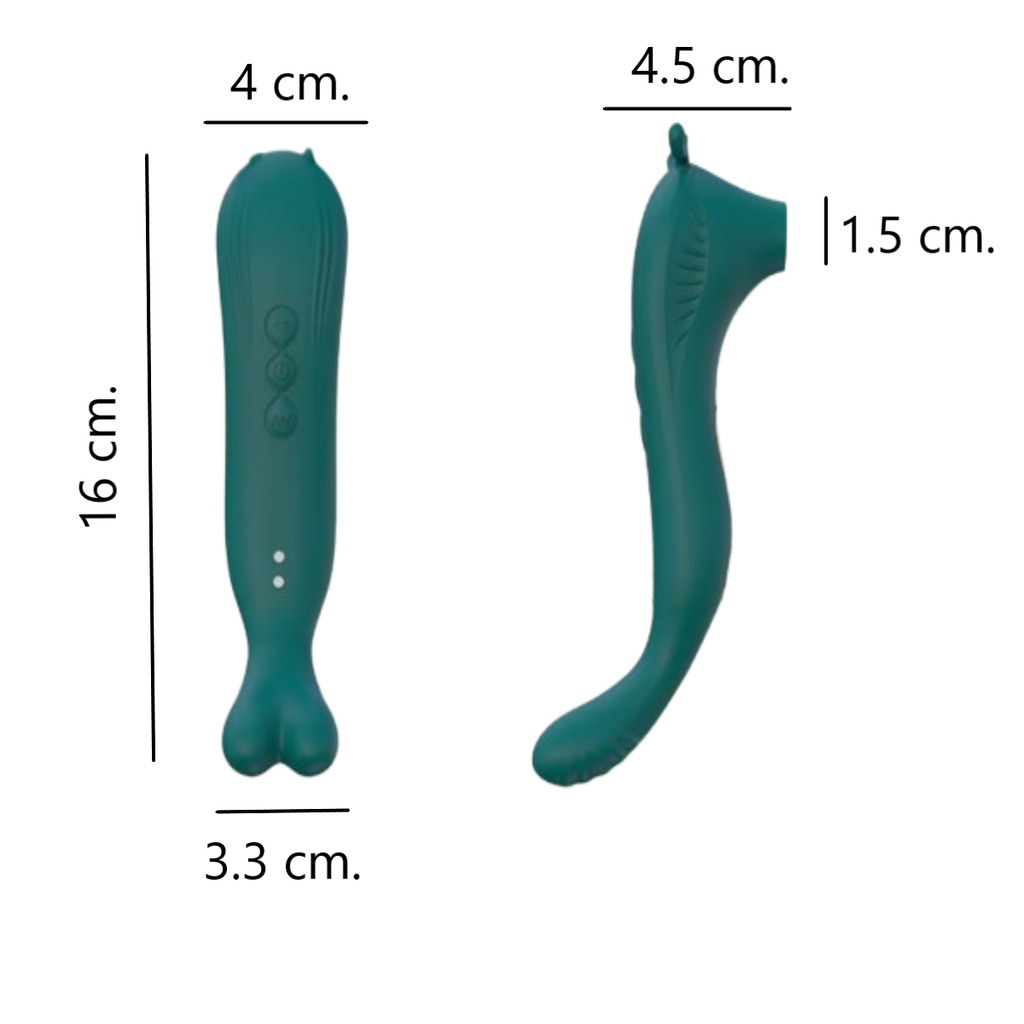 Vibrador Con Succionador De Clítoris Y Estimulador
