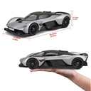 Vehículo a Escala 1:18 Aston Martin Valkyrie Plata Drop002