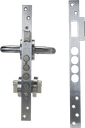 Cerradura De Manija J Acero Inoxidable Plateado Dexter 6553