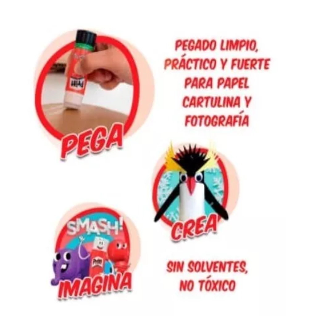 Lápiz Adhesivo Original 8 pzas de 11 g c/u Drop 002