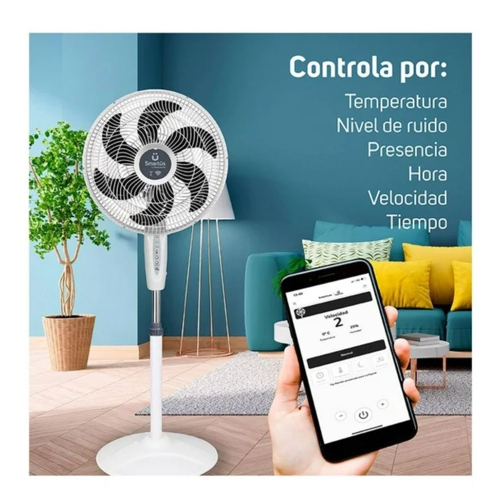 Ventilador Inteligente Taurus Smartüs con Control Drop002