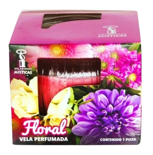 Floral Roma Roja Veladora Mistica 0327