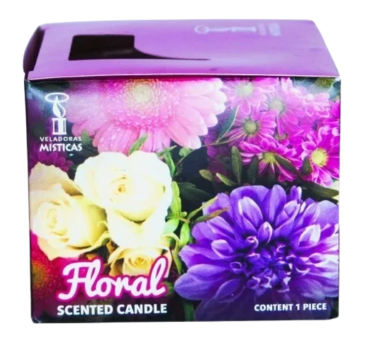 Floral Roma Roja Veladora Mistica 0327