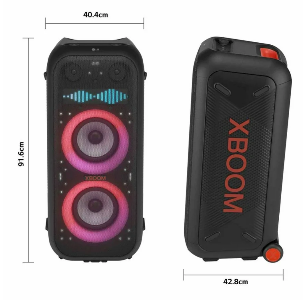 Bocina Bluetooth Portátil LG XBOOM XL9T 1000W Drop002