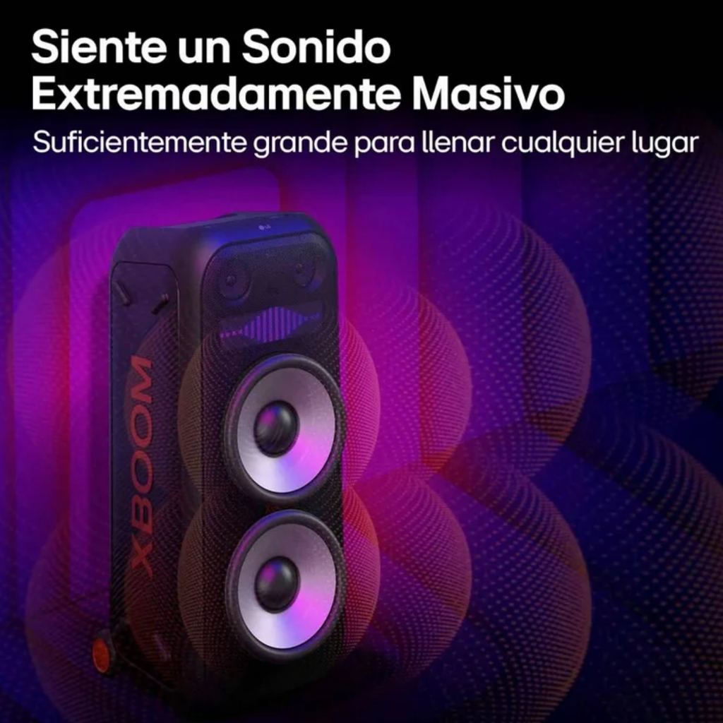 Bocina Bluetooth Portátil LG XBOOM XL9T 1000W Drop002