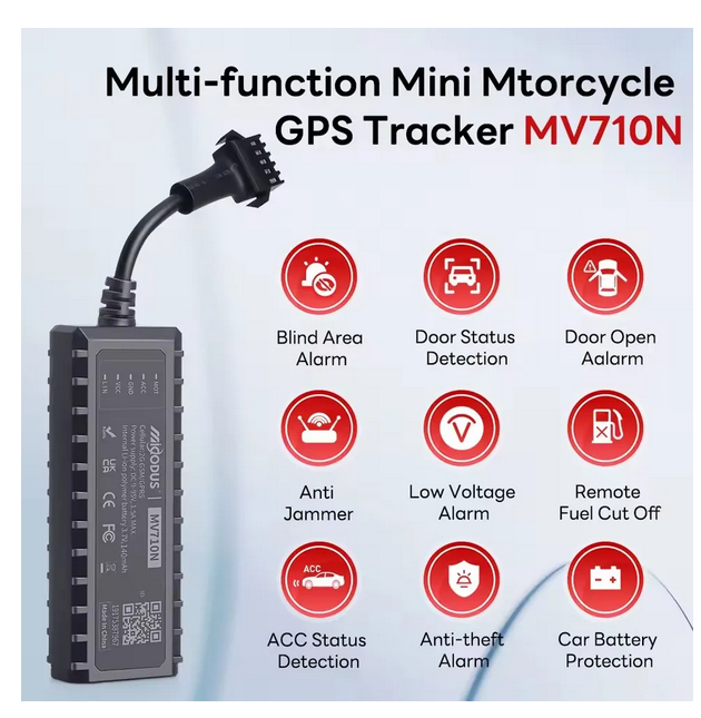 Localizador GPS Con paro de Motor MV710N Sin Renta Mensual