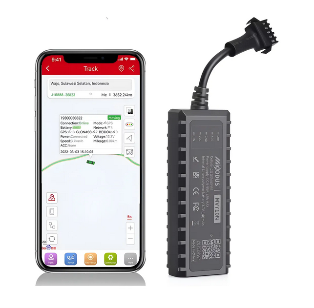 Localizador GPS Con paro de Motor MV710N Sin Renta Mensual