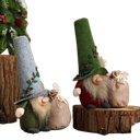 Muñeco Adorno De Navidad Hecho A Mano, De Felpa Sin Cara