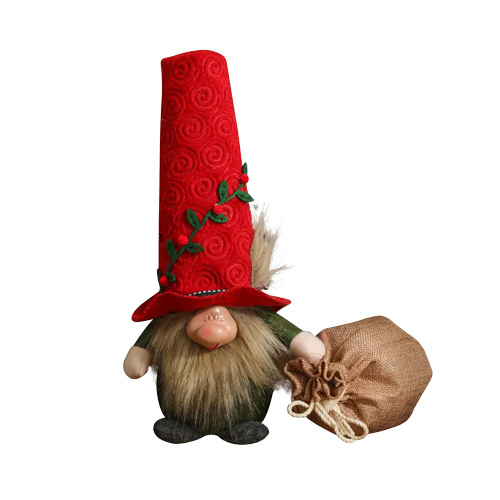 Muñeco Adorno De Navidad Hecho A Mano, De Felpa Sin Cara