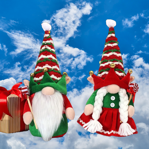Gnomos Elfos De Peluche Para Decoración De Fiesta De Navidad