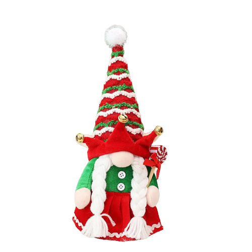 Gnomos Elfos De Peluche Para Decoración De Fiesta De Navidad