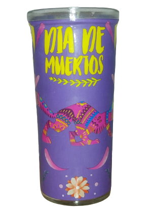 Veladora Dia De Muertos Jaibolera Mixta Alebrijes 9941