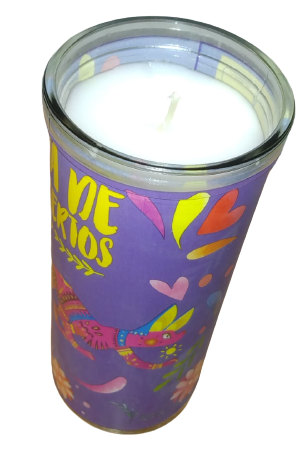 Veladora Dia De Muertos Jaibolera Mixta Alebrijes 9941