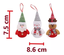 Adornos Colgantes Reno Santa Claus Mono Nieve Arbol Navidad