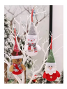 Adornos Colgantes Reno Santa Claus Mono Nieve Arbol Navidad
