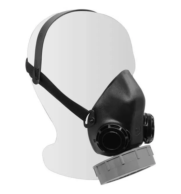 Mascarilla Respirador Toolcraft Tc1808 De 1 Filtro Negro