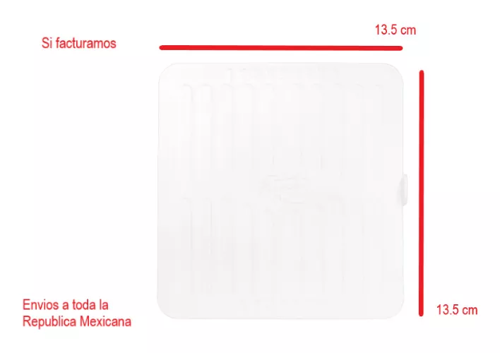 Tapa higiénica blanca cuadrada Fleximatic