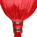 Escoba Plástico Mediana Roja