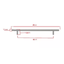 Jaladera De Barra Handyhome 79955 Acero Inoxidable Plata