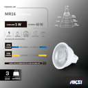 LED Dicroico MR16 5W