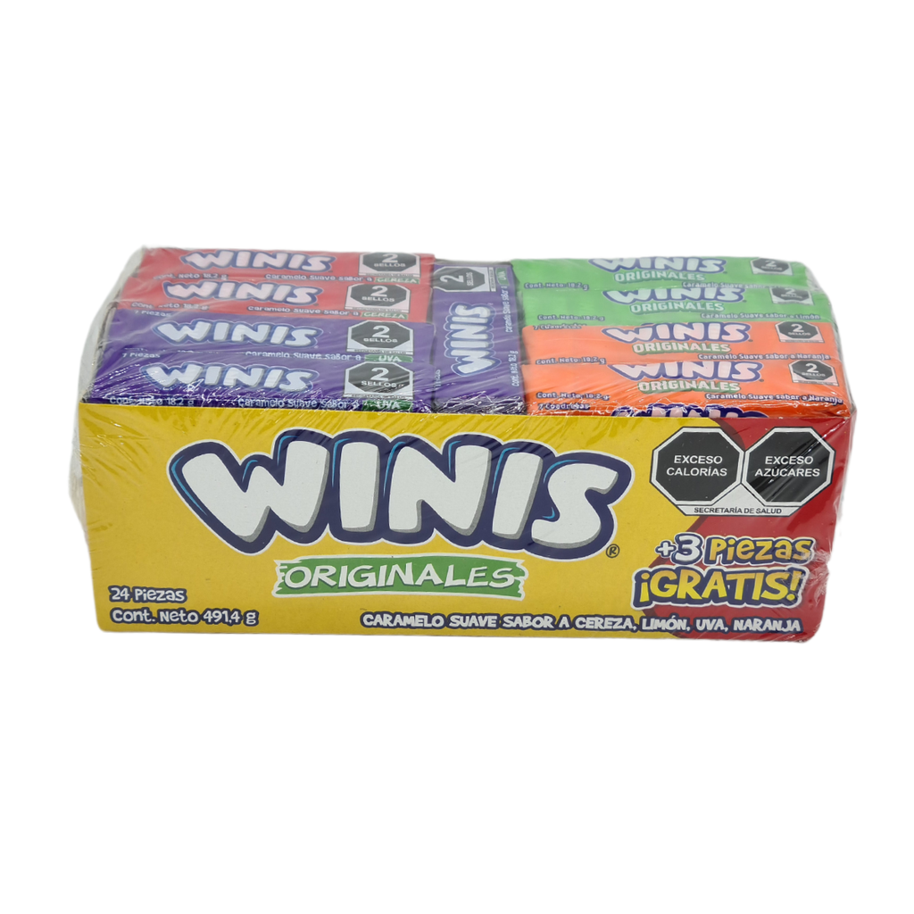 Winis Tubo Originales 24 Piezas