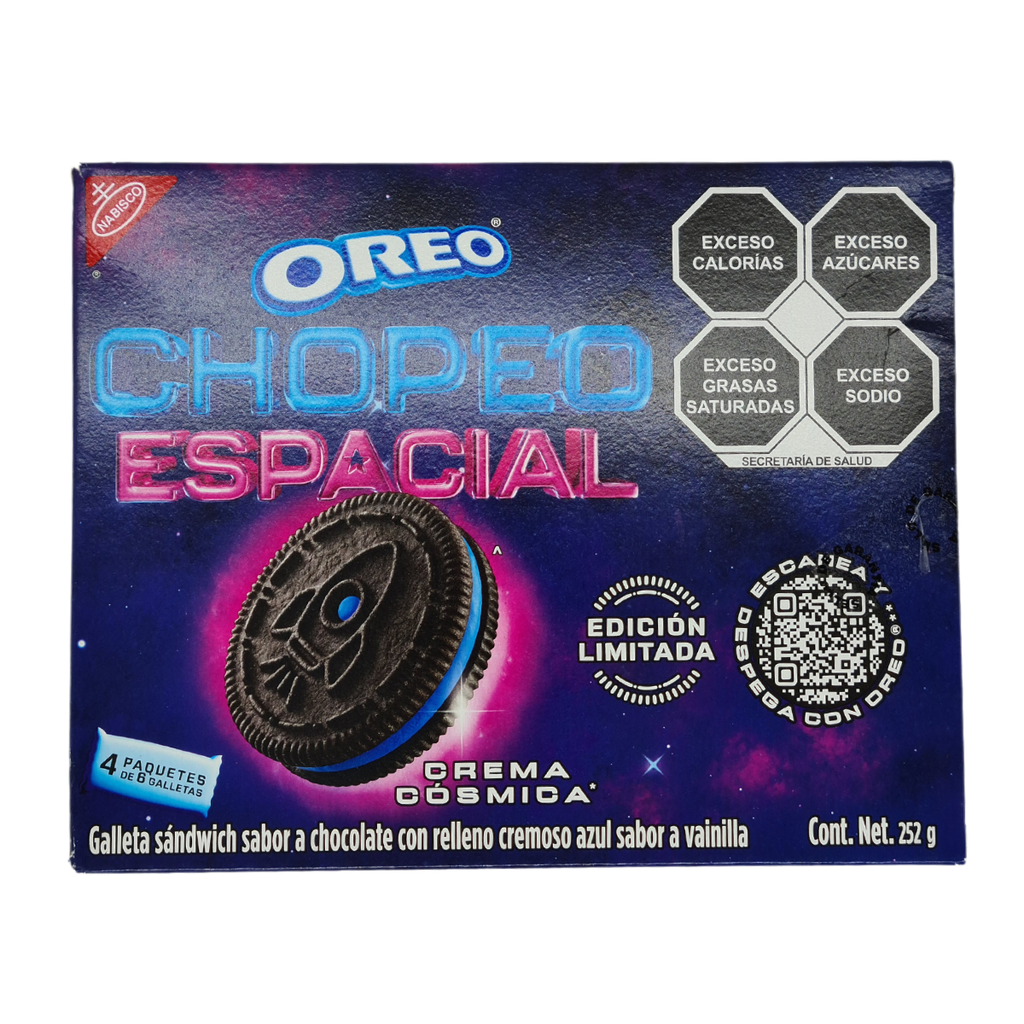 Oreo Galleta Chopeo Espacial 4 Paquetes Con 6 Piezas