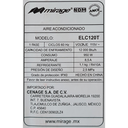 Mini Split Mirage 110V 1 Tonelada 12 Btus ELC120T Life Color Blanco