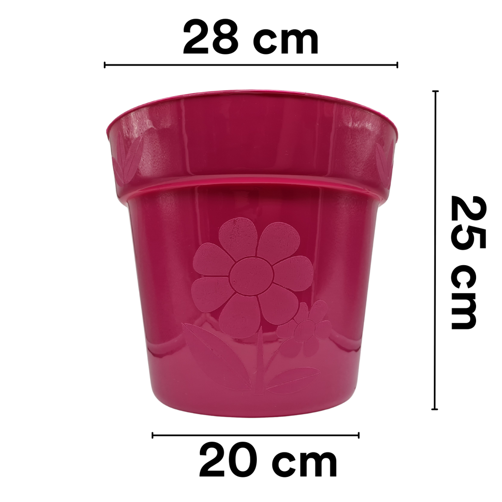 Maceta De Plástico No. 8