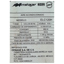Minisplit Mirage X Life E/CLC120H 1 Ton 110 V Frío y Calor