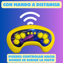 Moto Eléctrica Para Niños Con Burbujas Y Rotación 360°