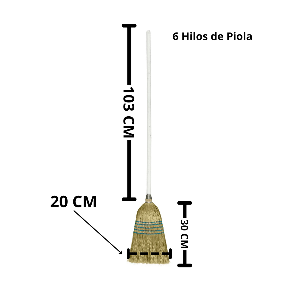Escoba De Plástico Chica