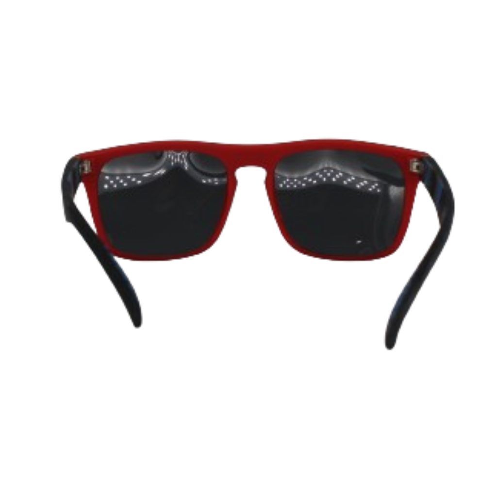 Lentes De Sol P/ Hombres Y Mujeres Armazón Roja C/negro