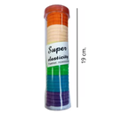 Torre De Ligas Para Cabello De Colores Super Elásticas