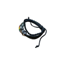 Pulsera De Piel Negra Con Colores Lgbt