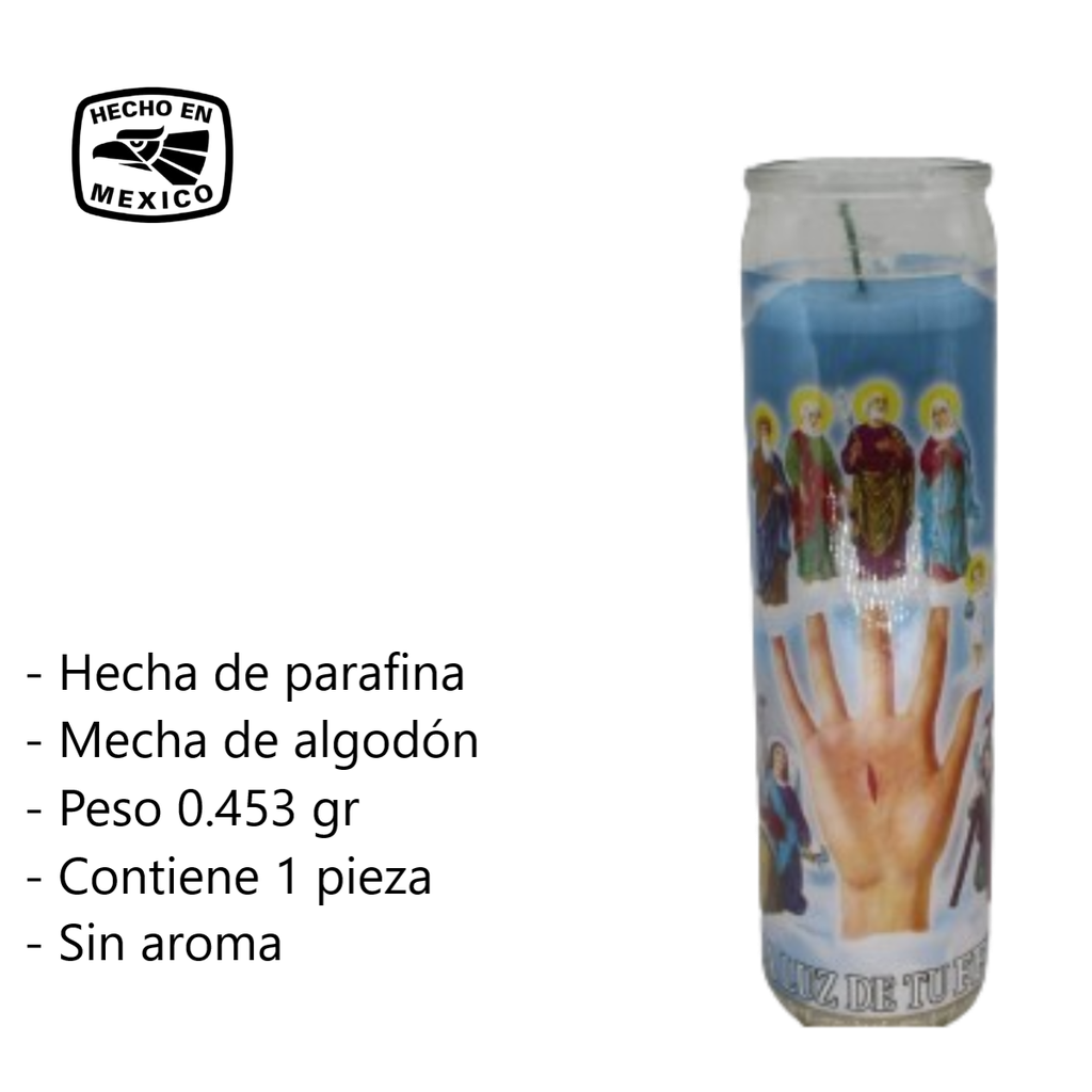 La Luz De Tu Fe  Veladora México VM81014