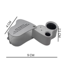 Lupa Led Doble Joya Múltiple Tipo Identificativo 30x22mm 60x12mm 9889
