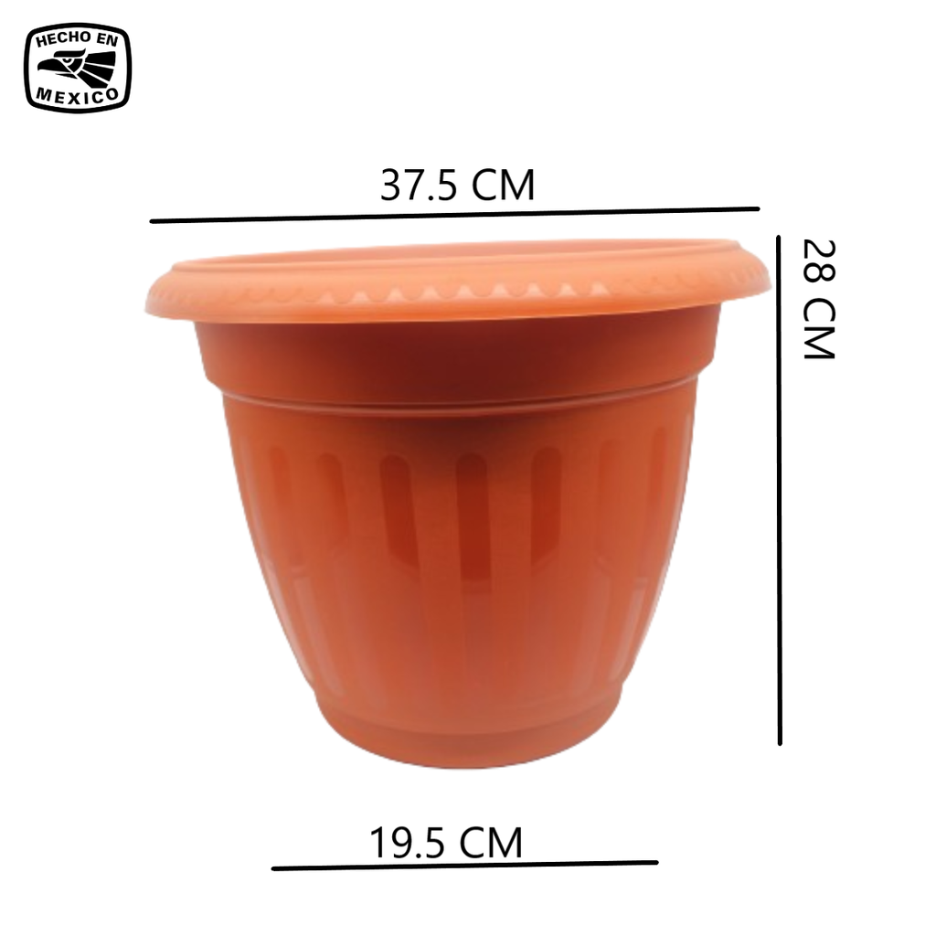 Maceta Florida Grande De Polipropileno Capacidad 20 litros MF-02