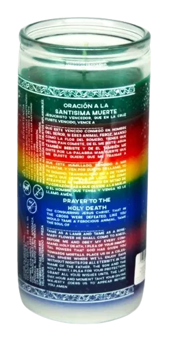 Muerte 14 dias 7 colores Veladora Mistica M5004