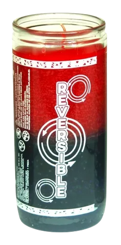 Reversible 14 dias Negro-Rojo Veladora Mistica 5008