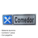 Letrero De Aluminio Comedor SP00055