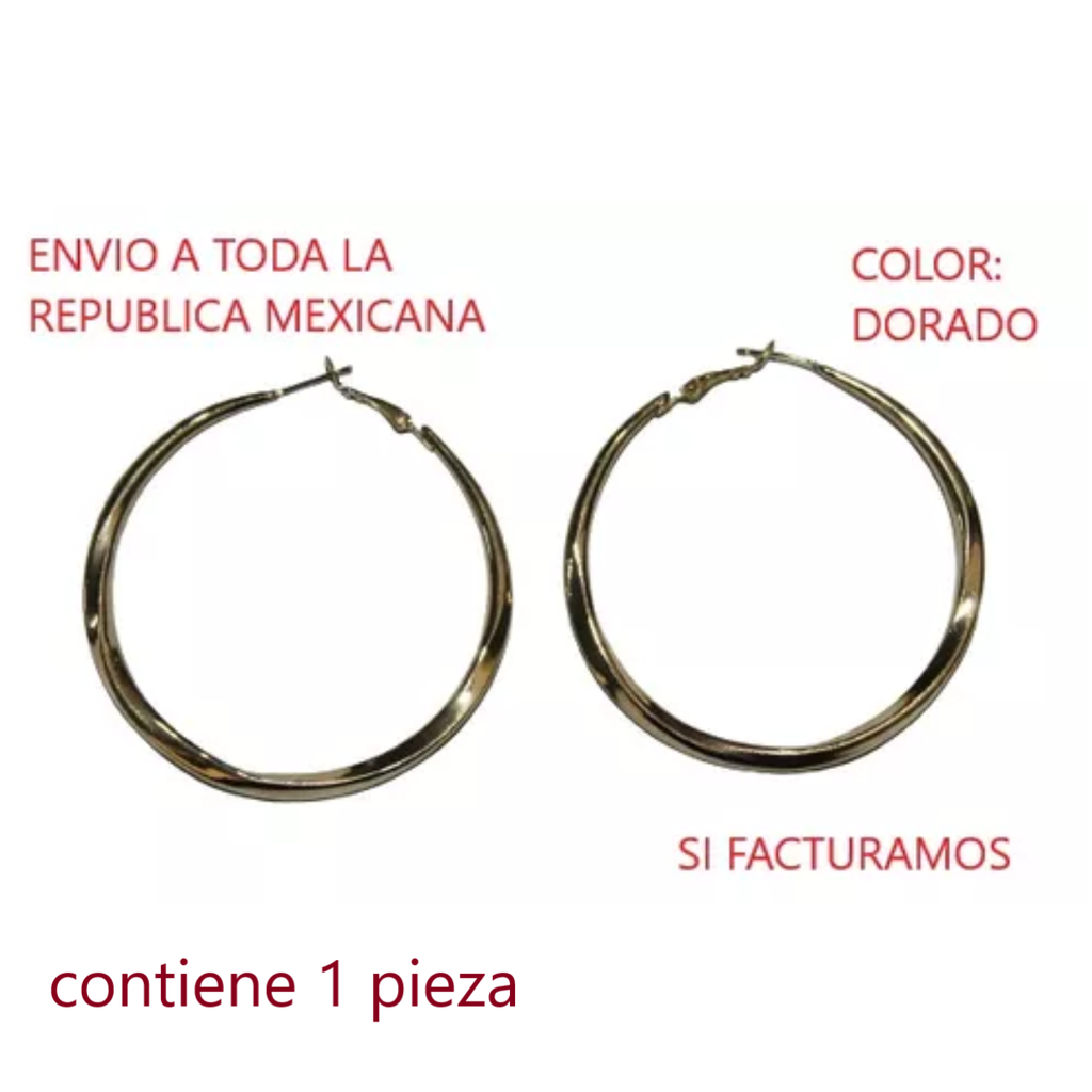 Aretes De Arracadas Color Dorados