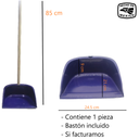 Recogedor De Plástico Color Azul Lp-75