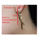 Aretes Tipo Luna Dorados De Acero Inoxidable